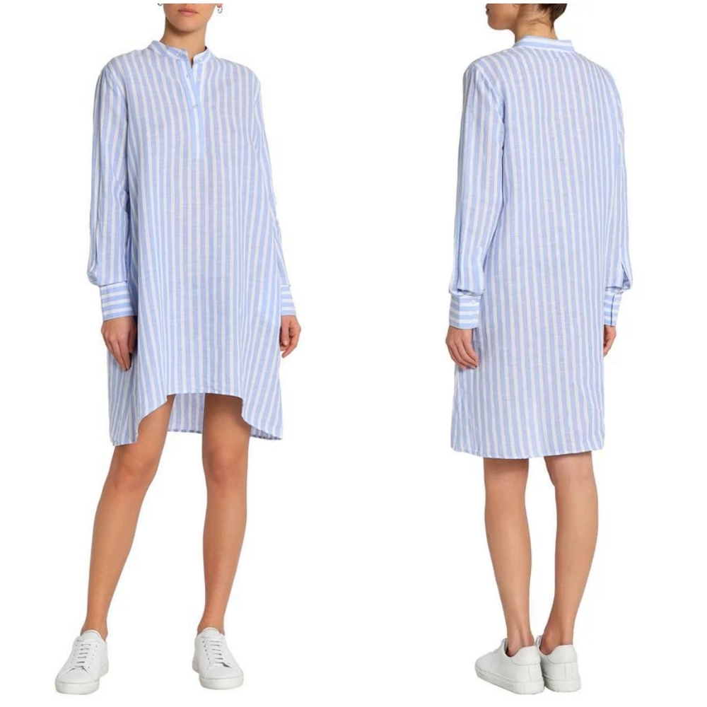 Iris & Ink Striped shirt dress